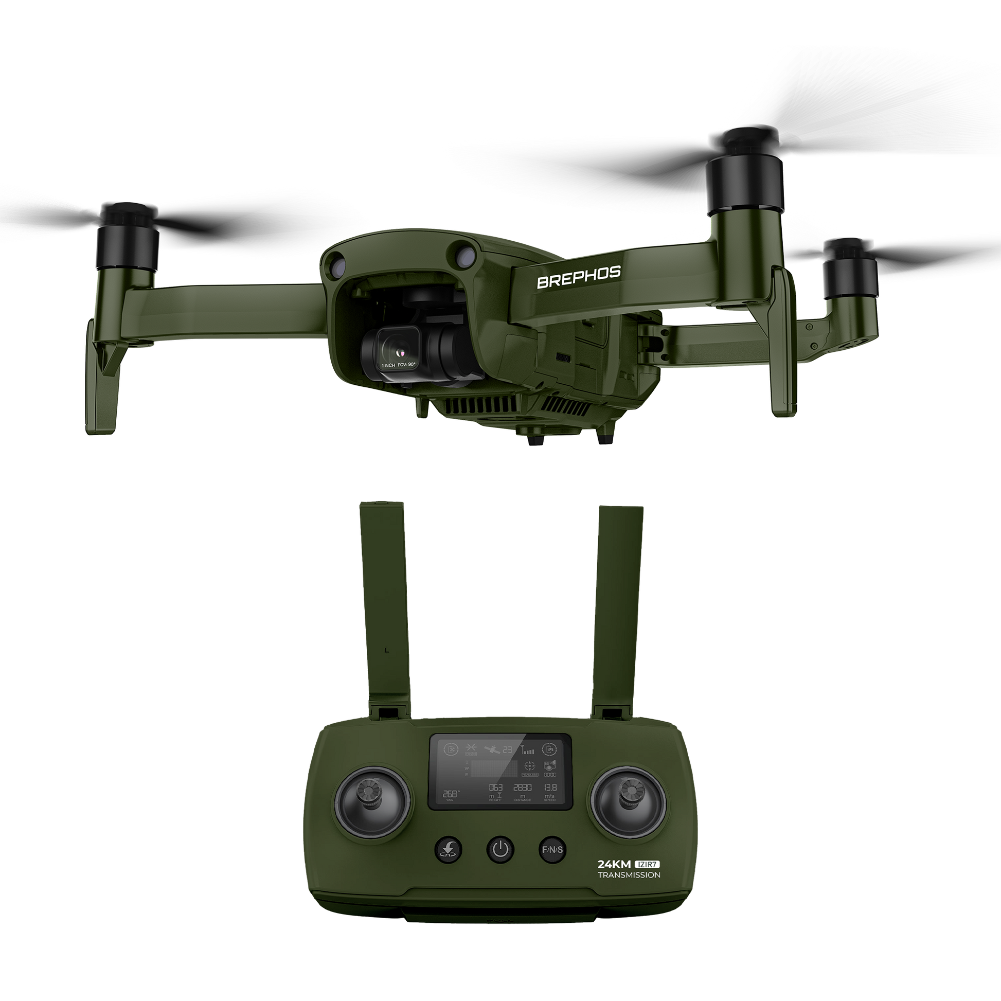 IZI Brephos Micro Drone – 4K60fps Professional Drone with 1” CMOS 48MP Camera, NightSight Ultra, 6X Zoom, Omni Obstacle Avoidance, 24Km Range, HDR 2.0, 3-Axis Gimbal - Image 3